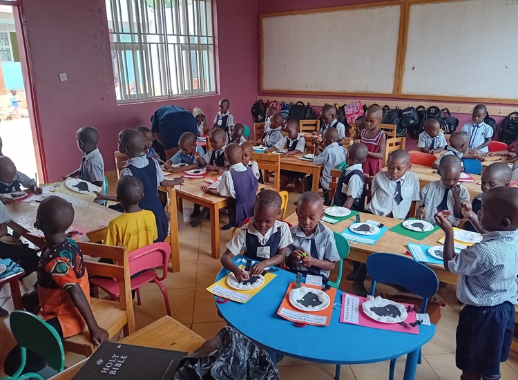 School Visit - teaching crafts
