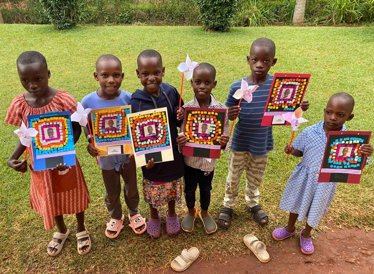 Crafts with the children