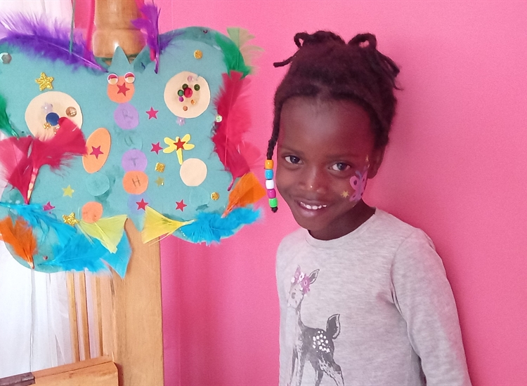 Crafts with the children