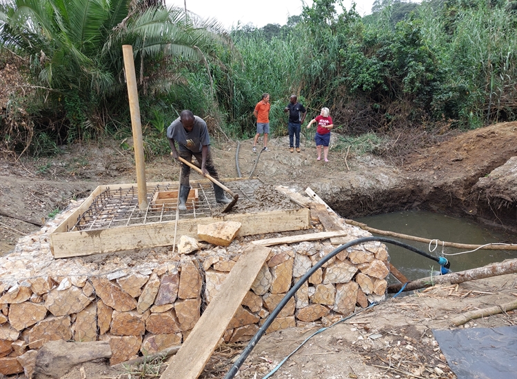 Farmhouse Well in progress