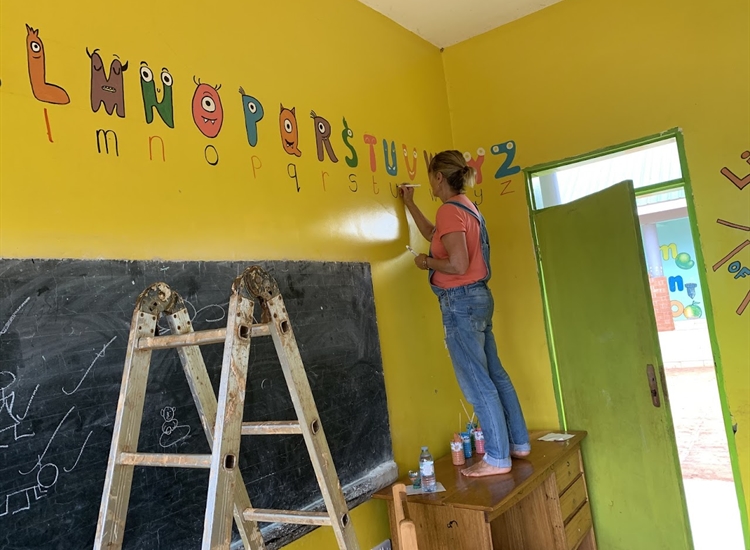 Murals at the School