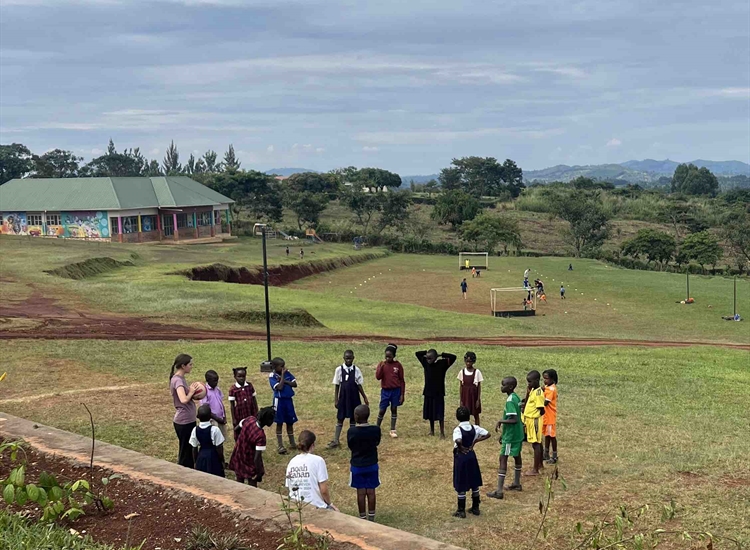 Netball and Football training