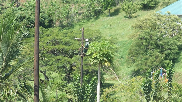 Installation of grid power