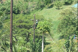 Installation of grid power