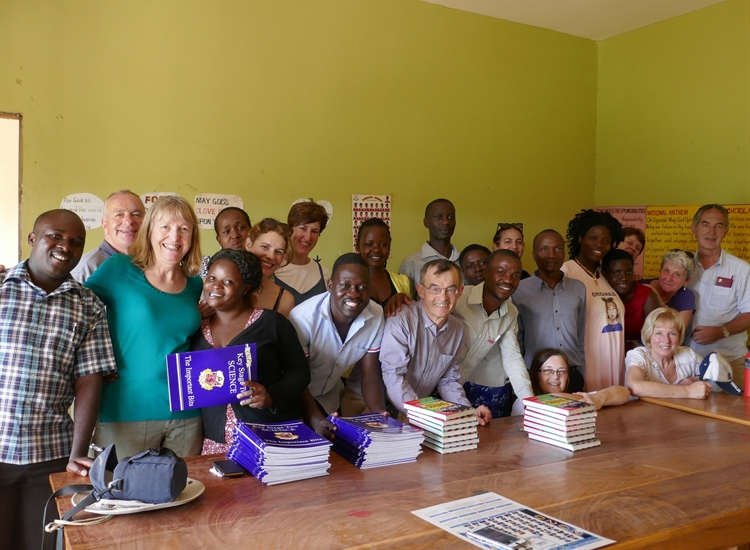 Presenting Books To School